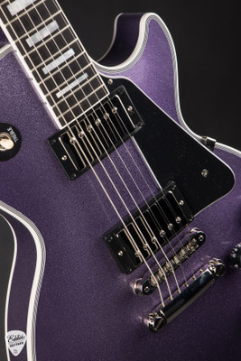Gibson Custom Shop Dealer Select Les Paul Custom Gloss Purple Sparkle Electric Guitar