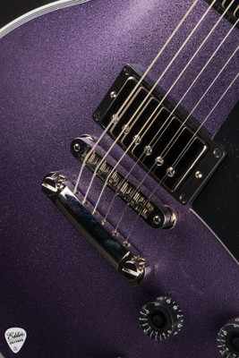 Gibson Custom Shop Dealer Select Les Paul Custom Gloss Purple Sparkle Electric Guitar