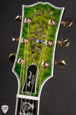 Gibson Custom Shop Dealer Select Les Paul Ultima Tree of Life Iguana Burst Electric Guitar
