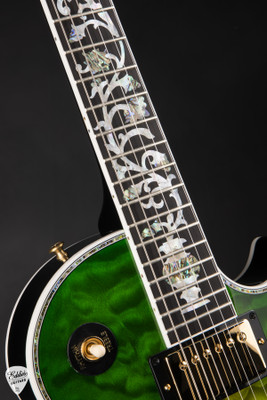 Gibson Custom Shop Dealer Select Les Paul Ultima Tree of Life Iguana Burst Electric Guitar