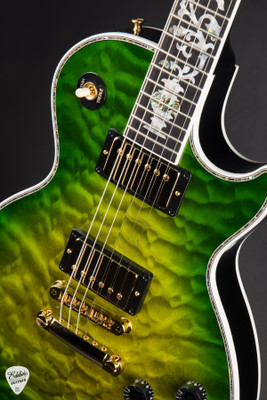 Gibson Custom Shop Dealer Select Les Paul Ultima Tree of Life Iguana Burst Electric Guitar