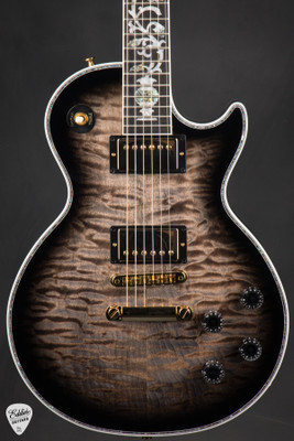 Gibson Custom Shop Dealer Select Les Paul Ultima Tree of Life Cobra Burst Electric Guitar