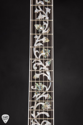 Gibson Custom Shop Dealer Select Les Paul Ultima Tree of Life Cobra Black and Yellow Electric Guitar