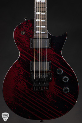 ESP USA Eclipse Electric Guitar in Blood Splatter