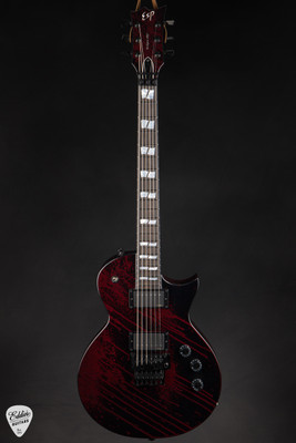 ESP USA Eclipse Electric Guitar in Blood Splatter