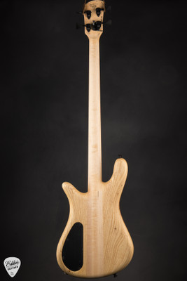 Spector NS 2 4 String Neck Thru Maple Burl and Swamp Ash Electric Bass