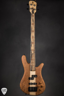 Spector NS 2 4 String Neck Thru Maple Burl and Swamp Ash Electric Bass
