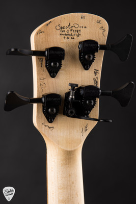 Spector NS 2 4 String Neck Thru Maple Burl and Swamp Ash Electric Bass