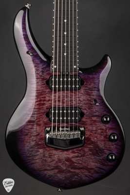 Ernie Ball Music Man Majesty 7 Premium Select Purple Nebula II Electric Guitar