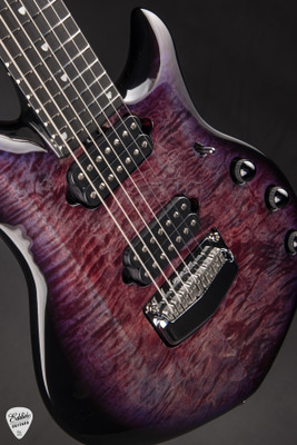 Ernie Ball Music Man Majesty 7 Premium Select Purple Nebula II Electric Guitar