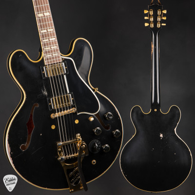 Gibson Custom Shop 1959 ES-345 Reissue with Bigsby Ebony Electric Guitar