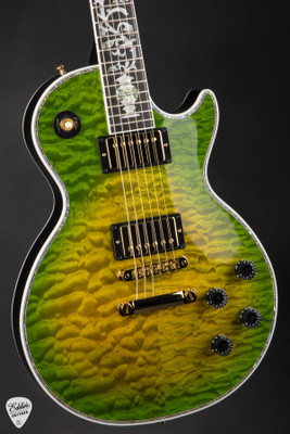 Gibson Custom Shop Dealer Select Les Paul Ultima Tree of Life Iguana Burst Electric Guitar