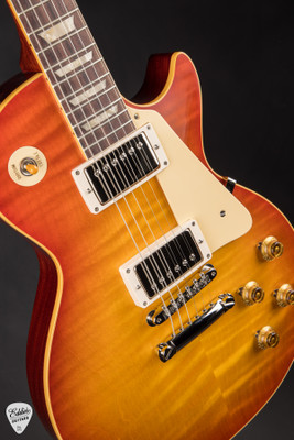Gibson Custom Shop Dealer Select 59 Les Paul Standard Reissue Gloss Sunrise Teaburst Electric Guitar