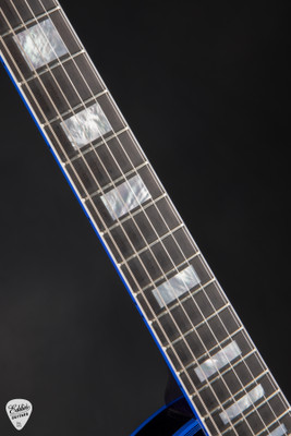Gibson Custom Shop Dealer Select Les Paul Custom Figured Blue Widow Burst Electric Guitar