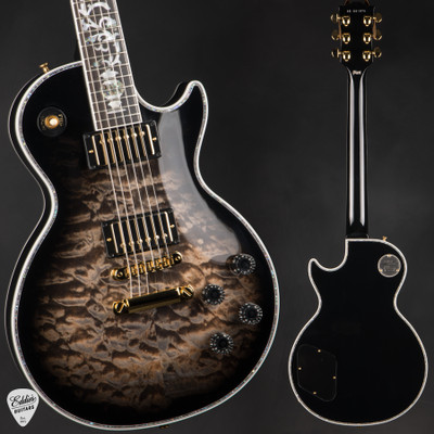 Gibson Custom Shop Dealer Select Les Paul Ultima Tree of Life Cobra Burst Electric Guitar