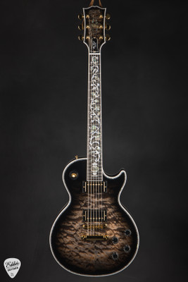 Gibson Custom Shop Dealer Select Les Paul Ultima Tree of Life Cobra Burst Electric Guitar