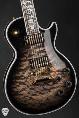 Gibson Custom Shop Dealer Select Les Paul Ultima Tree of Life Cobra Burst Electric Guitar