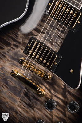 Gibson Custom Shop Dealer Select Les Paul Custom 5A Quilt Tree Of Life Cobra Burst Electric Guitar