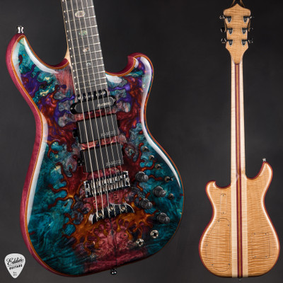 Alembic Further 6 Buckeye Burl Resin Top Electric Guitar