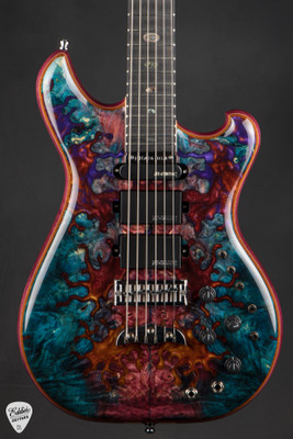 Alembic Further 6 Buckeye Burl Resin Top Electric Guitar