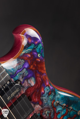 Alembic Further 6 Buckeye Burl Resin Top Electric Guitar