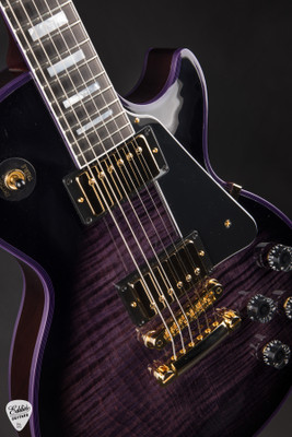 Gibson Custom Shop Dealer Select Les Paul Custom Figured Purple Widow Electric Guitar