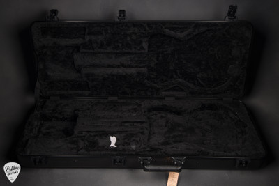 Open Hardshell Case for PRS Private Stock 30th Anniversary Birds of a Feather Hollowbody I Frostbite Glow Electric Guitar