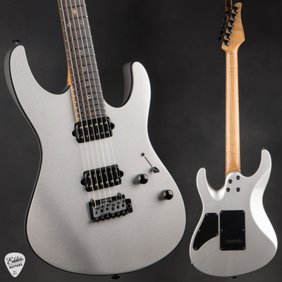 Suhr Roasted Modern Firemist Silver Electric Guitar