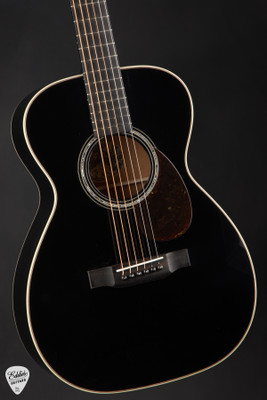Collings 01 Mh Honduran Mahogany Jet Black Acoustic Guitar