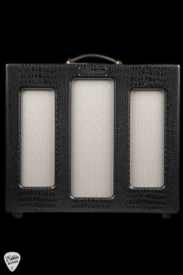 Magnatone Varsity Reverb Point to Point Cathedral Black 1x12 Guitar Amp