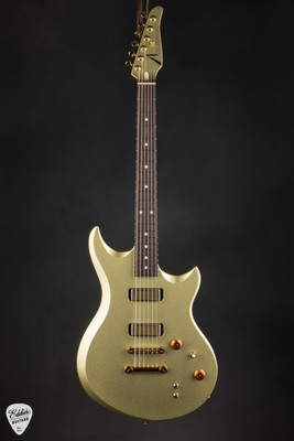 Tom Anderson Wolfhound Electrum Green Gold Electric Guitar