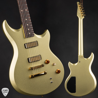 Tom Anderson Wolfhound Electrum Green Gold Electric Guitar
