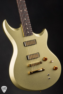 Tom Anderson Wolfhound Electrum Green Gold Electric Guitar