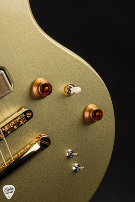 Tom Anderson Wolfhound Electrum Green Gold Electric Guitar