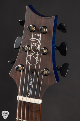 PRS Eddies Guitars Wood Library Modern Eagle V River Blue Electric Guitar