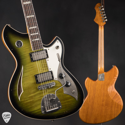 Novo Maple Top Miris JHH Dealer LTD Cats Eye Burst with Amber Back and Sides Electric Guitar