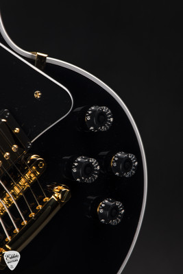 Gibson Les Paul Custom Long Scale Ebony Electric Guitar