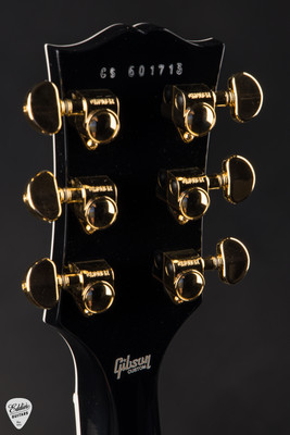 Gibson Custom Shop Dealer Select Les Paul Ultima Tree of Life Cobra Black and Yellow Electric Guitar