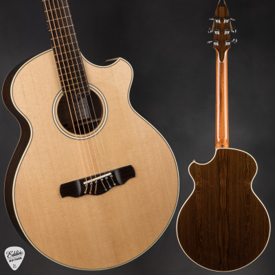 Klein and Kauffman Model 376 Acoustic Guitar with Sitka Spruce and Brazilian Palisander