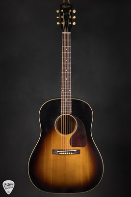 Gibson 1942 Banner J 45 Light Aged Vintage Sunburst Acoustic Guitar