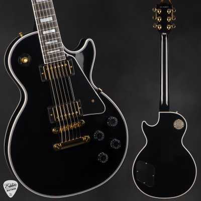 Gibson Les Paul Custom Long Scale Ebony Electric Guitar