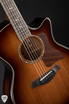 Taylor Next Generation Builders Edition 814ce Honduran Rosewood Sinker Redwood Shaded Edge Burst Acoustic Guitar