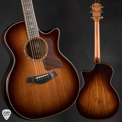 Taylor Next Generation Builders Edition 814ce Honduran Rosewood Sinker Redwood Shaded Edge Burst Acoustic Guitar