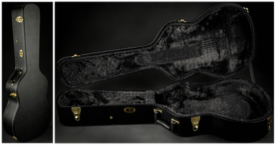 Case for Iris JB Acoustic Guitar with Reclaimed Redwood and Indian Rosewood