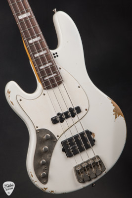 Sandberg California TM4 Left Handed Virgin White Hardcore Aged Finish Electric Bass
