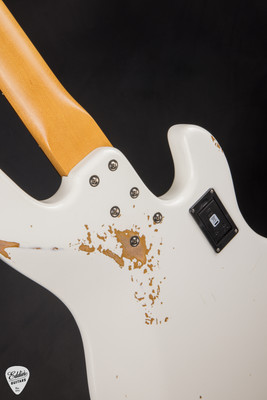 Sandberg California TM4 Left Handed Virgin White Hardcore Aged Finish Electric Bass