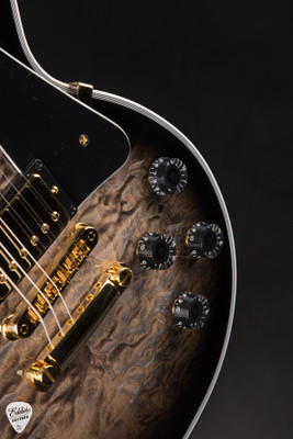 Gibson Custom Shop Dealer Select Les Paul Custom 5A Quilt Tree Of Life Cobra Burst Electric Guitar