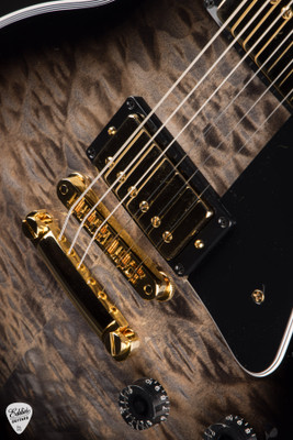 Gibson Custom Shop Dealer Select Les Paul Custom 5A Quilt Tree Of Life Cobra Burst Electric Guitar