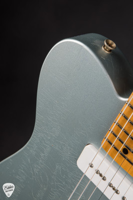 Fender Custom Shop Limited Edition Ocelot Telecaster Journeyman Relic Firemist Silver Super Aged Electric Guitar