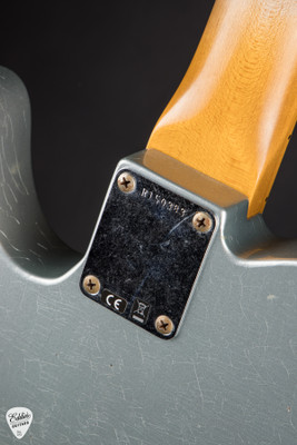 Fender Custom Shop Limited Edition Ocelot Telecaster Journeyman Relic Firemist Silver Super Aged Electric Guitar